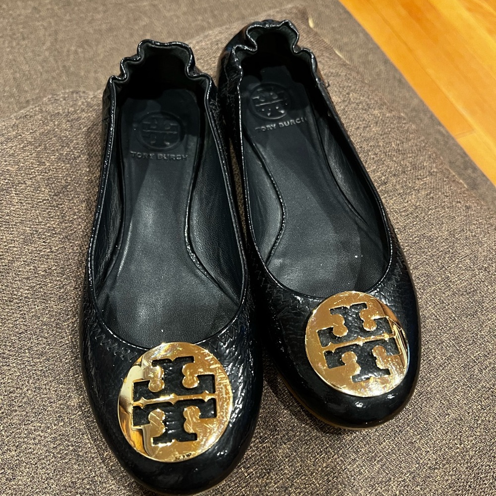 Tory Burch leather flats 7.5.